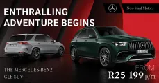 Enthralling adventure begins with the new Mercedes Benz GLE SUV  | Mercedes Benz New Vaal Motors