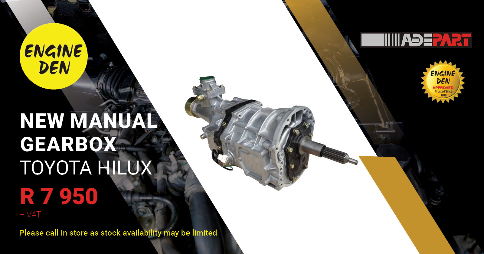 New manual gearbox Toyota Hilux | Engine Den