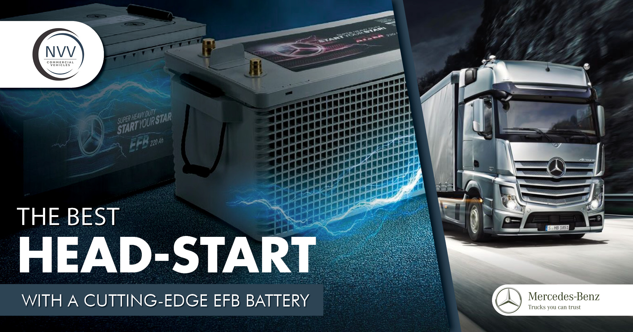 The best head-start with a cutting-edge EFB battery | New Vaal Commercial Vehicles