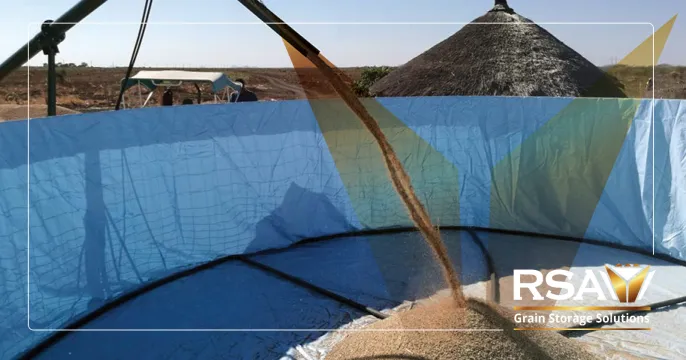 Grain dams | Mobile, long-term storage solution | RSA Grain Storage Solutions