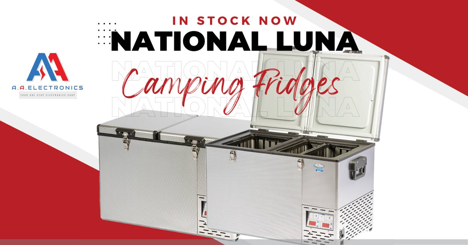 National Luna camping fridges | AA Electronics
