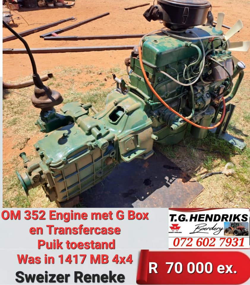 OM 352 Engine met G box | T.G Hendriks boerdery