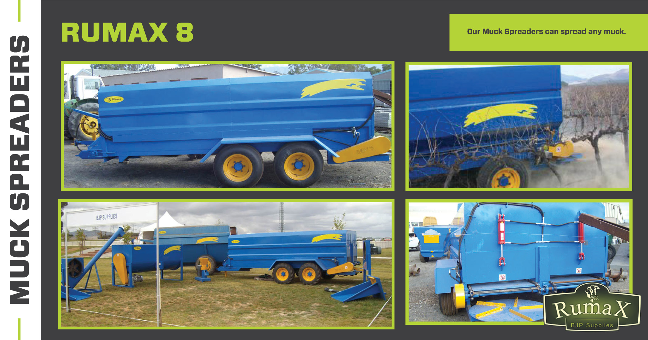 Our Muck Spreaders can spread any muck | Rumax
