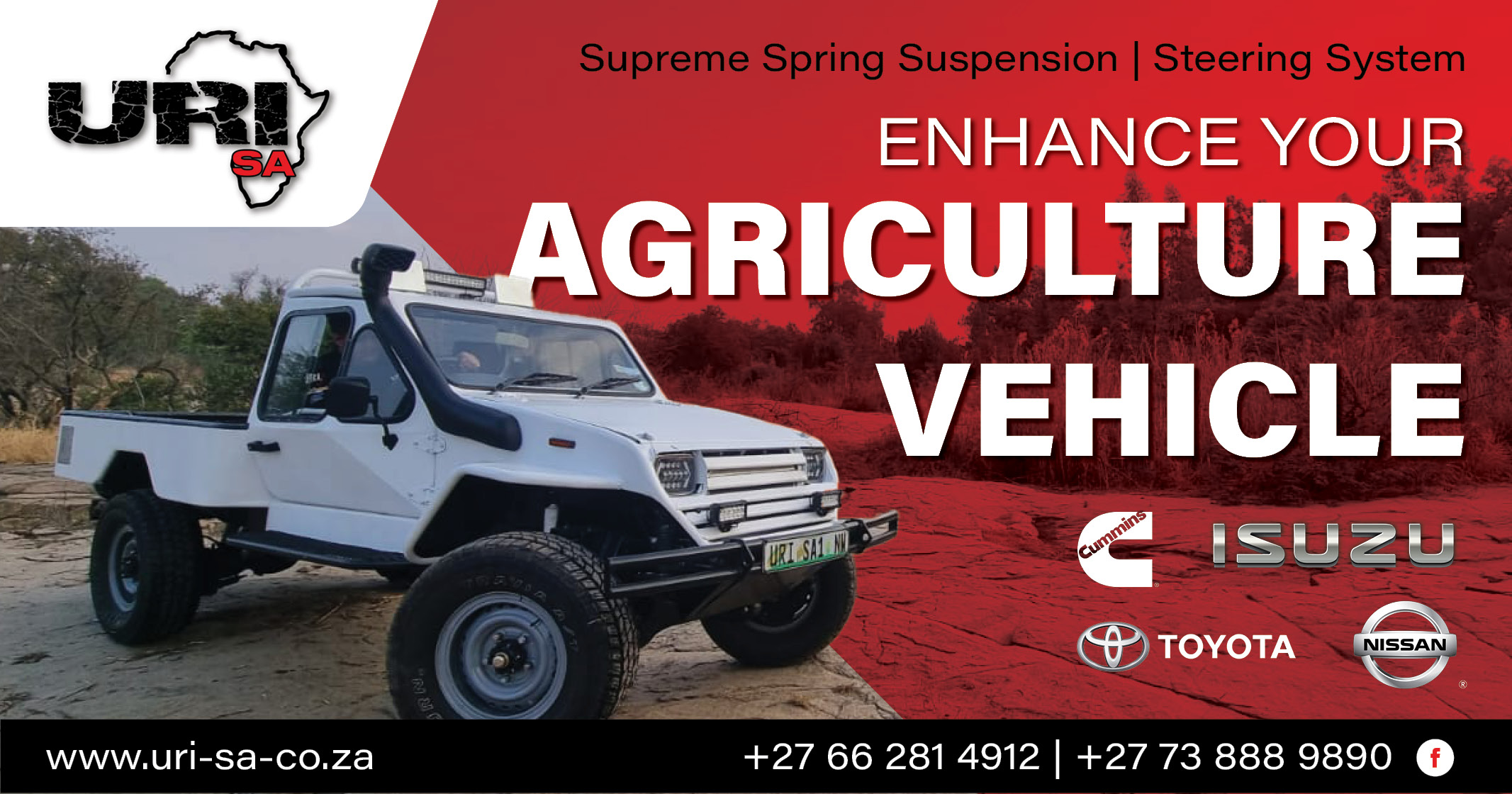 Enhance Your Agriculture Vehicles | URI - SA Pty Ltd