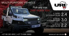 Multi Purpose Vehicles | Pick any size that suits you | URI - SA Pty Ltd