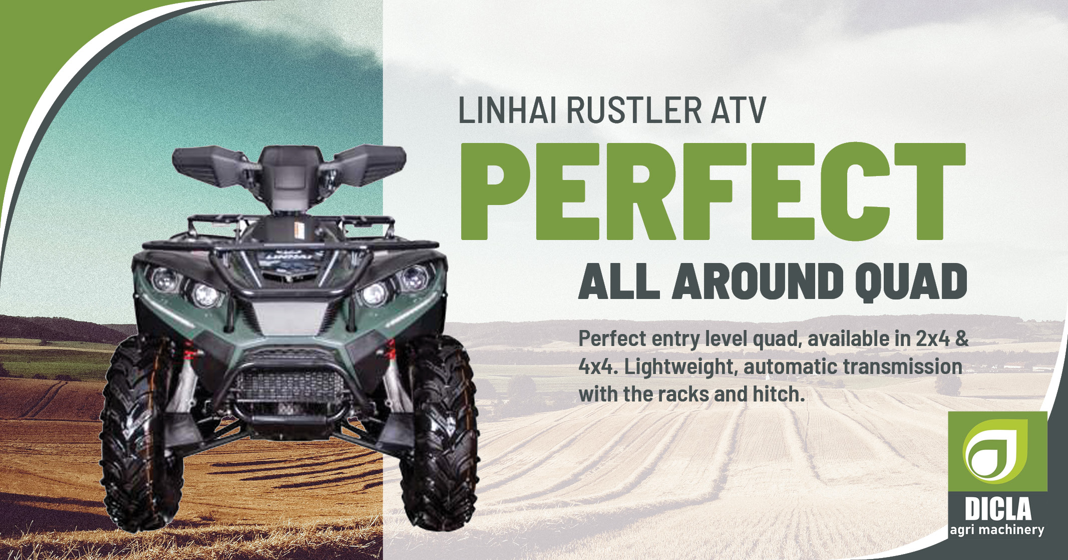 Linhai Rustler ATV | Perfect All Rounder Quad | Dicla Agri Machinery