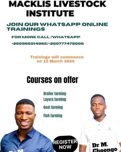 LIVESTOCK online trainings