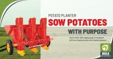 Agromaster Potato Planter | Sow Potatoes With Purpose | Dicla Agri Machinery