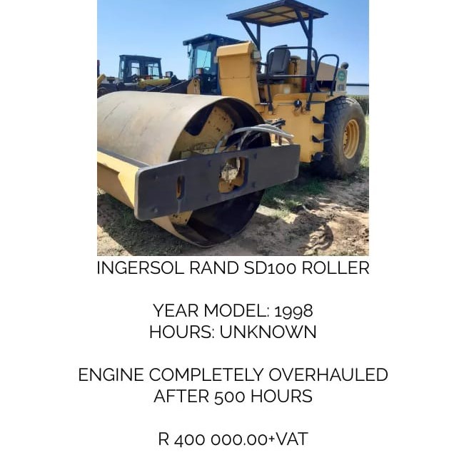 Ingersol Rand Sd100 Roller