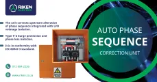 The Auto Phase Sequence Correction Unit | Riken Electric
