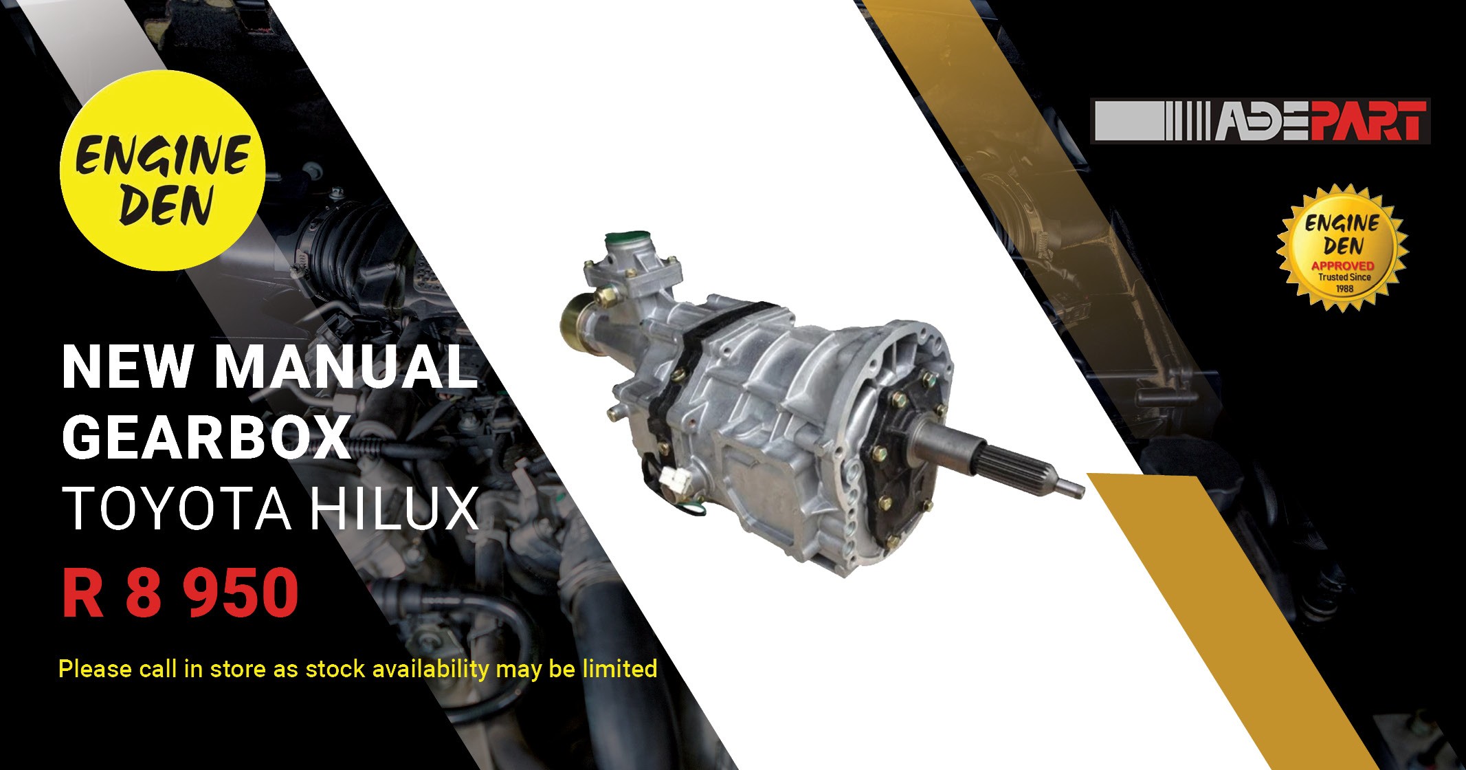 New manual gearbox Toyota Hilux | Engine Den