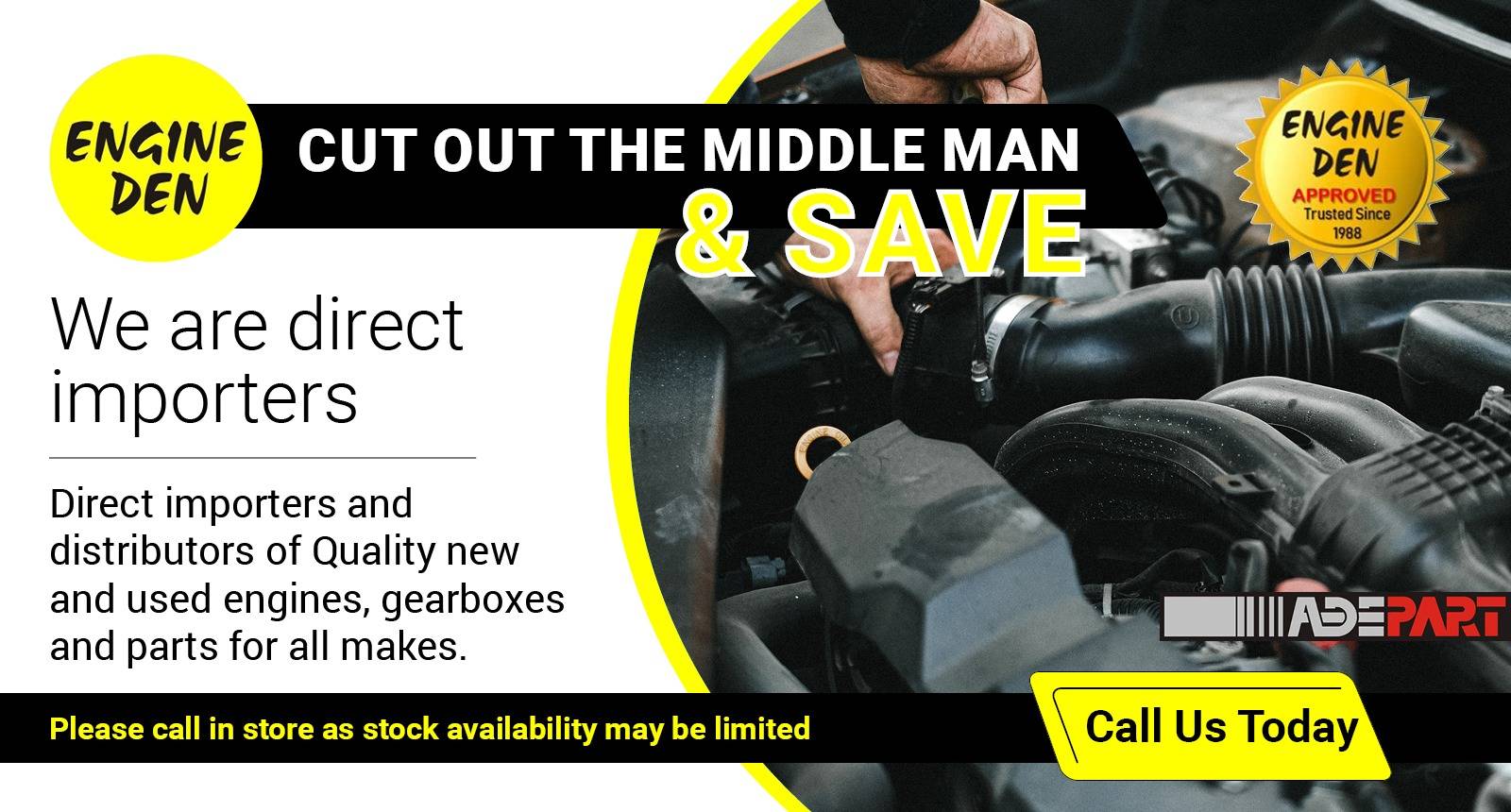 Cut out the middleman and save | Engine Den