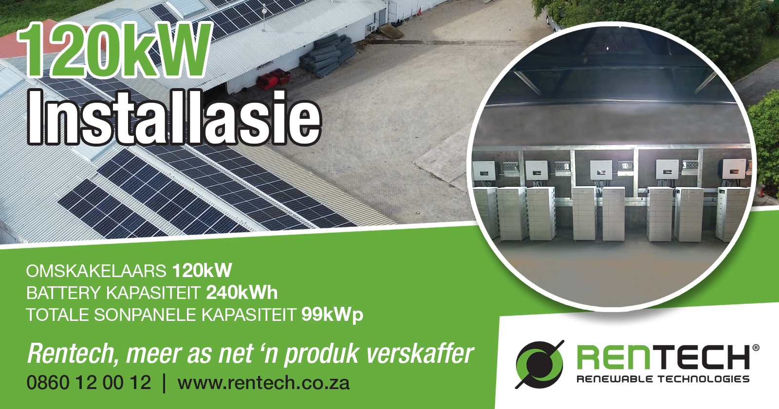 Rentech, meer as net 'n produk verskaffer | Rentech Renewable Technologies