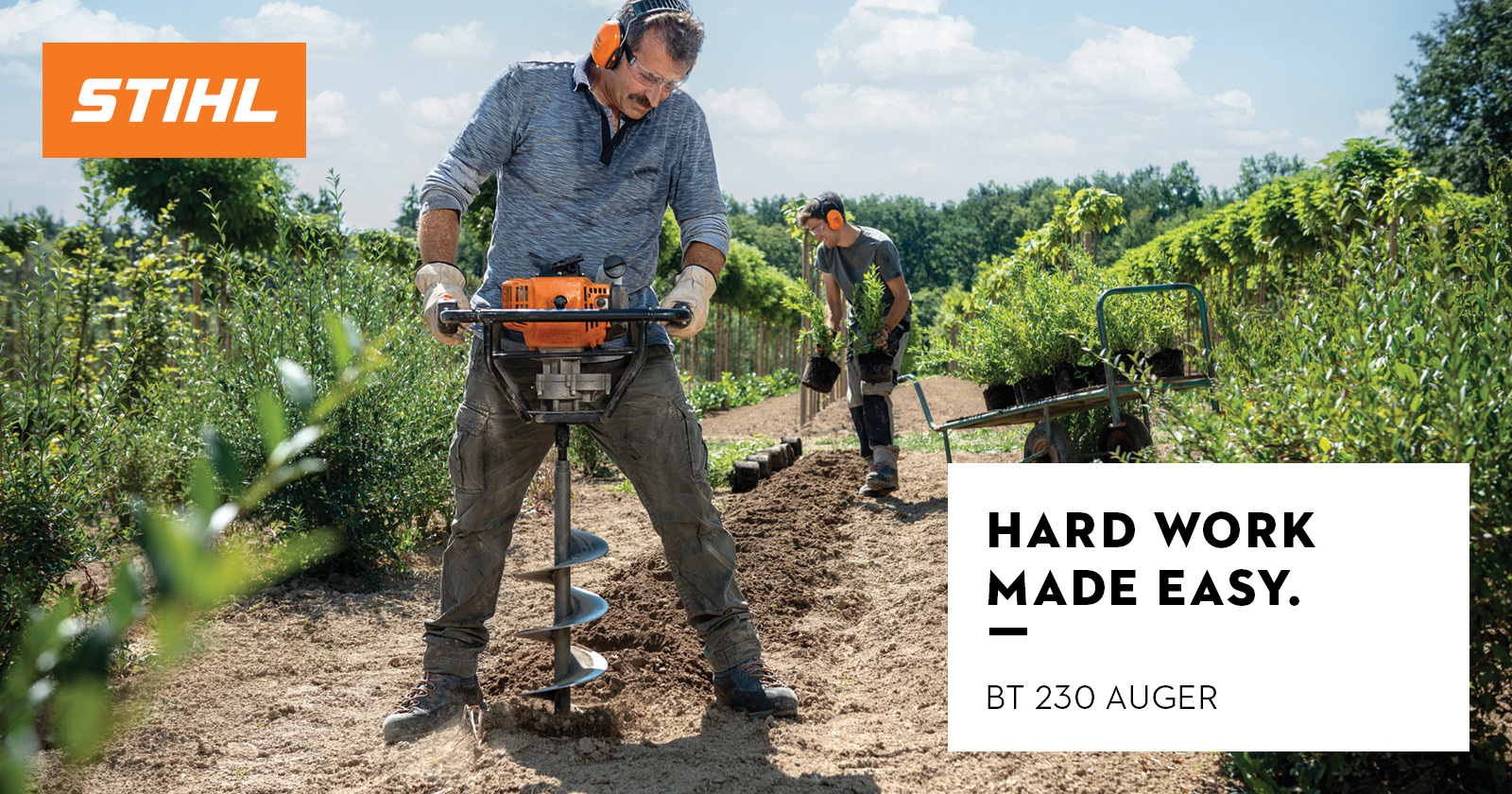 Hard work made easy | BT 230 Auger | STIHL