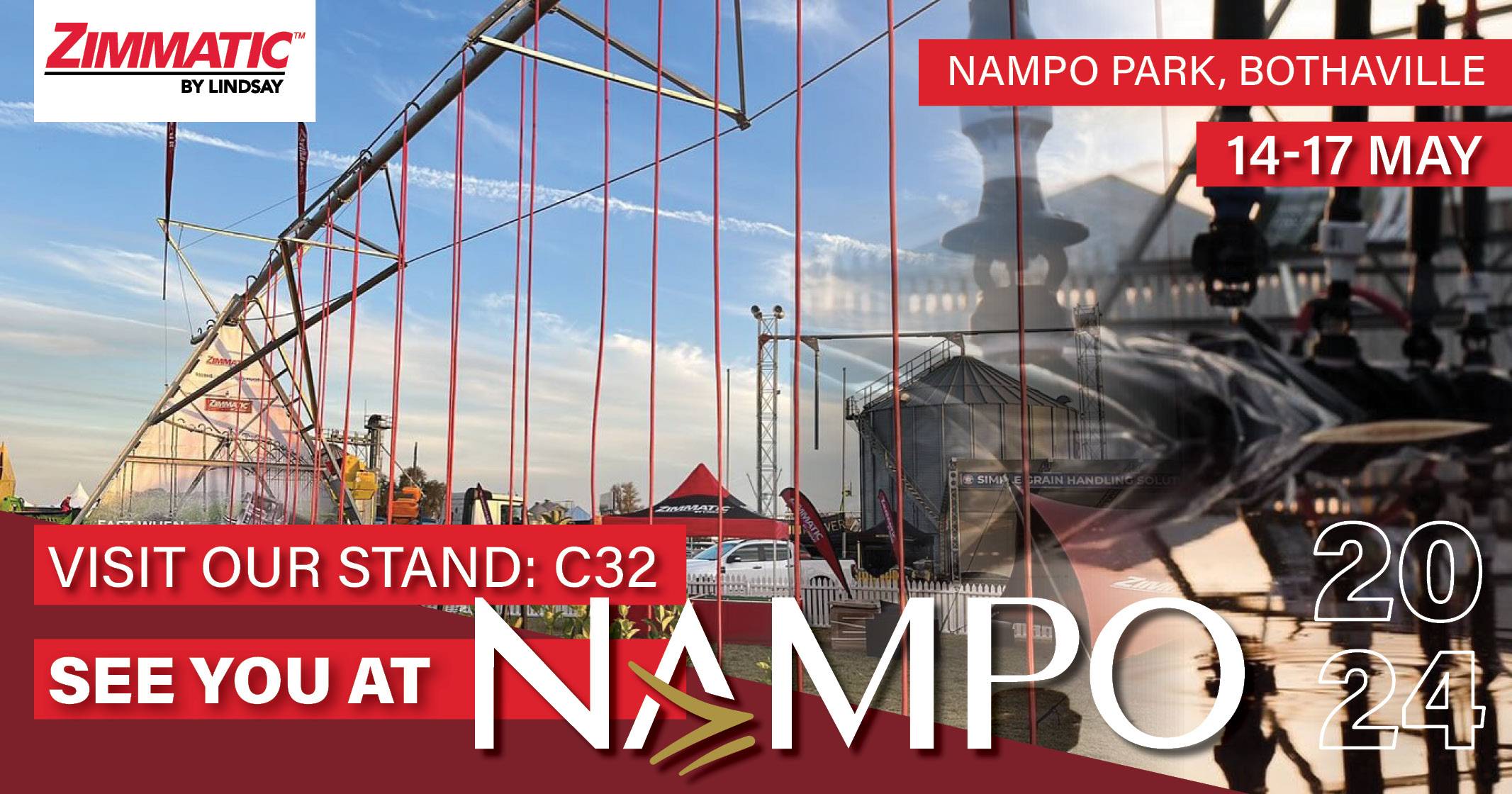 Zimmatic by Lindsay see you at NAMPO 2024 | 14 - 17 May | Stand C32