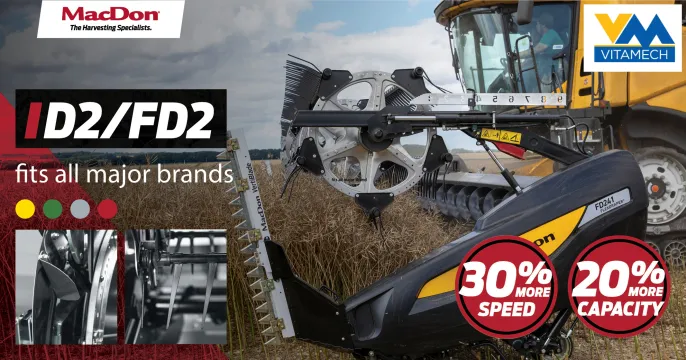 MacDon D2 Draper / FD2 FlexDraper® | Vitamech