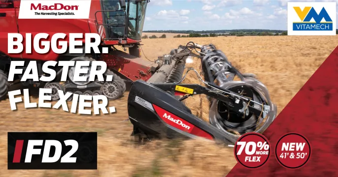 MacDon D2 Draper / FD2 FlexDraper® | Vitamech