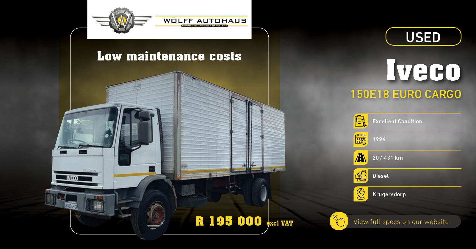 1996 Iveco 150E18 Euro Cargo | Wölff Autohaus