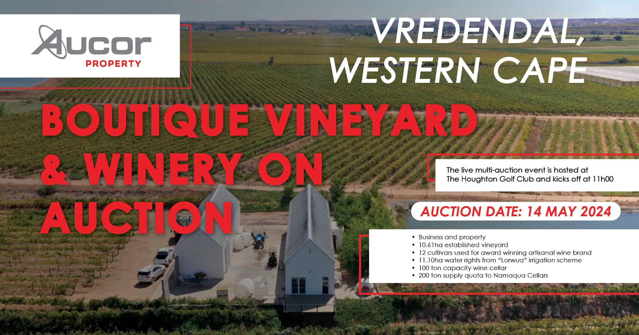 Boutique Vineyard & Winery | Vredendal, Western Cape | Aucor Property