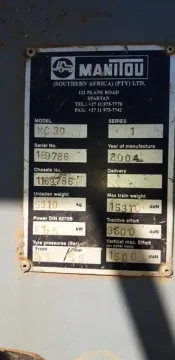 Manitou MC 30 3-ton forklift | Agrimar