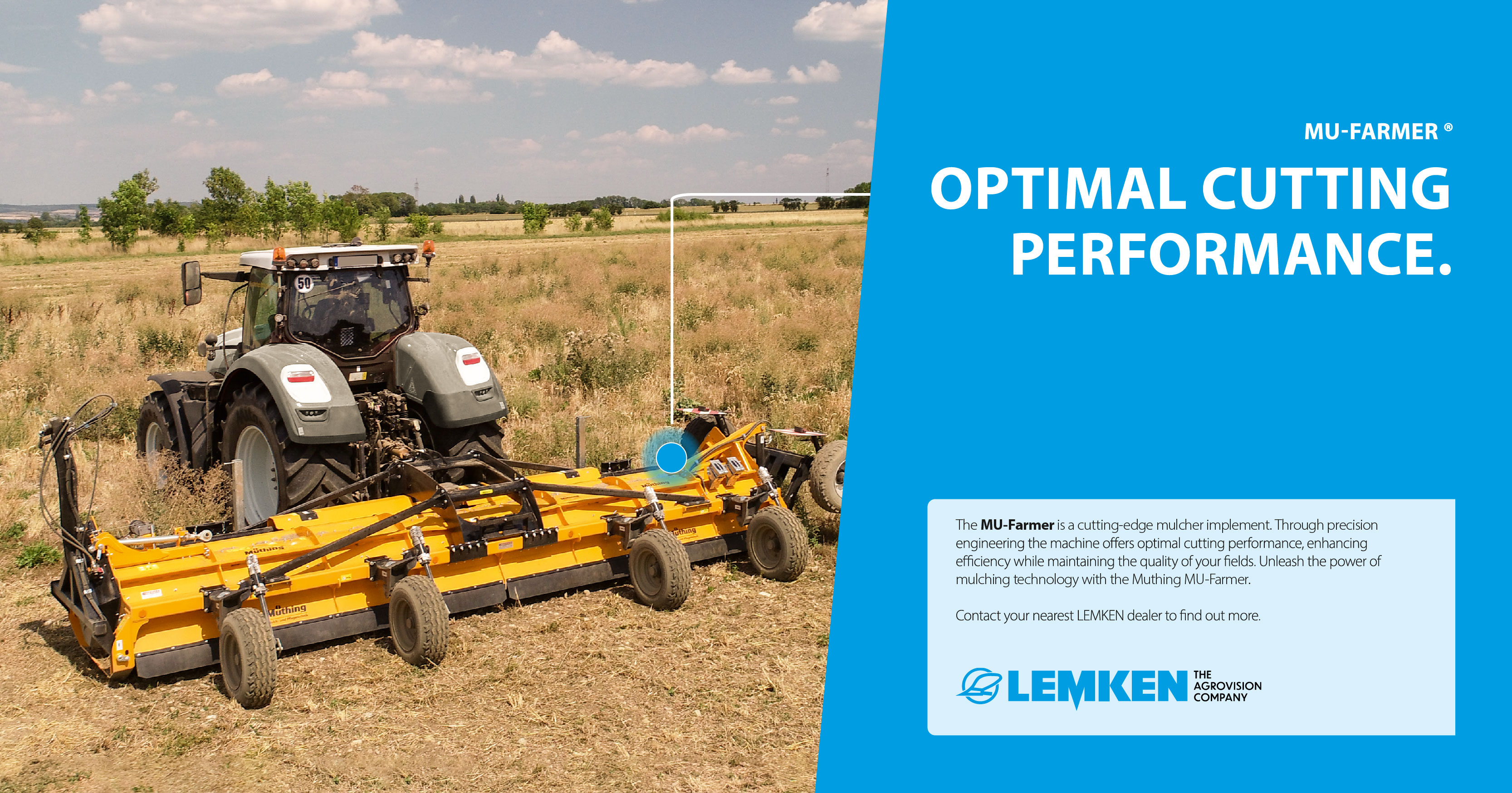 Müthing MU-Farmer® optimal cutting performance | LEMKEN