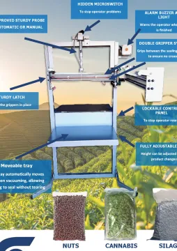 vacuum sealer locally made ideal for silage nuts seeds dried fruits. bulk packaging