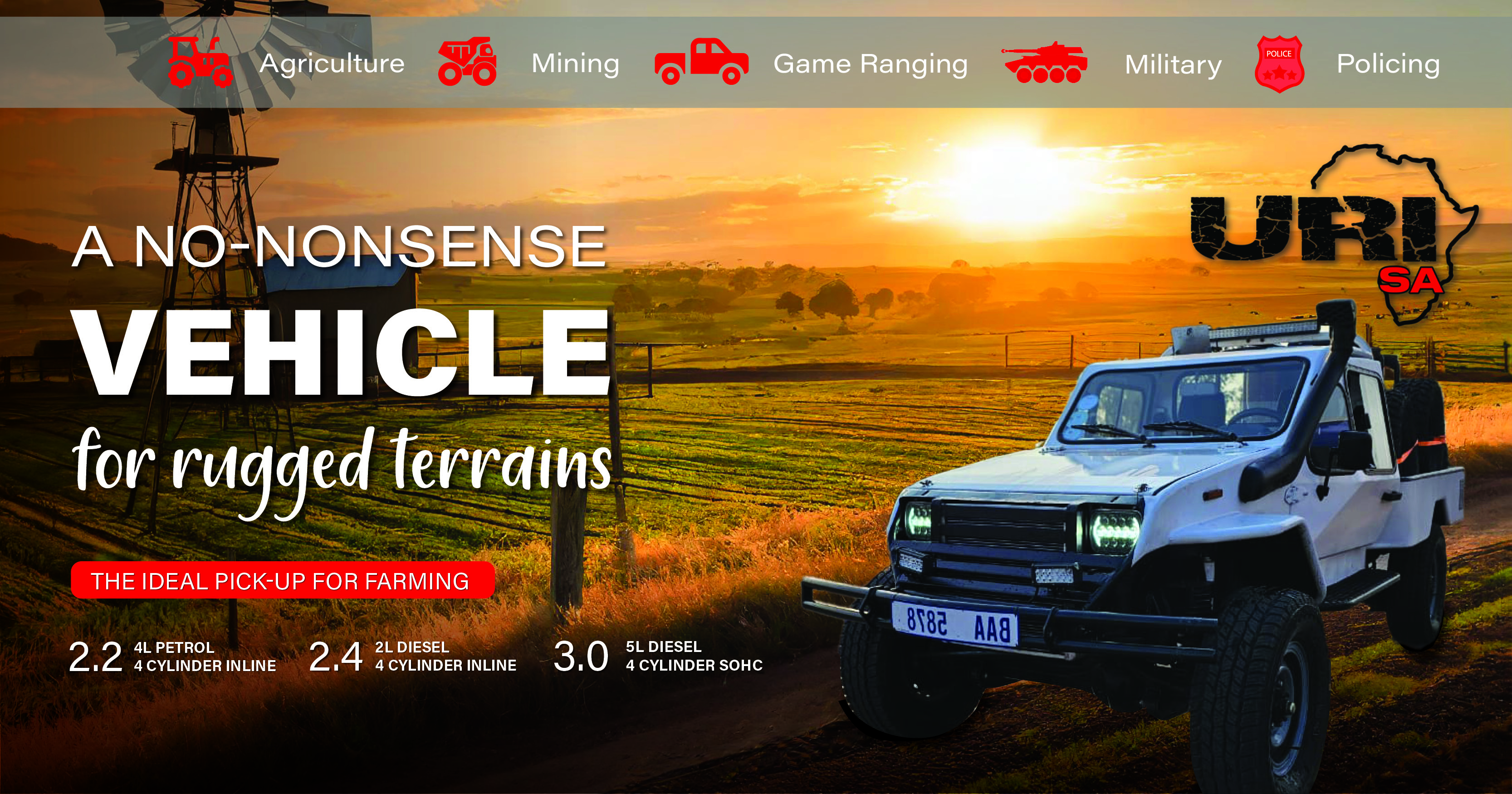 A no-nonsense vehicle for rugged terrains | URI - SA Pty Ltd