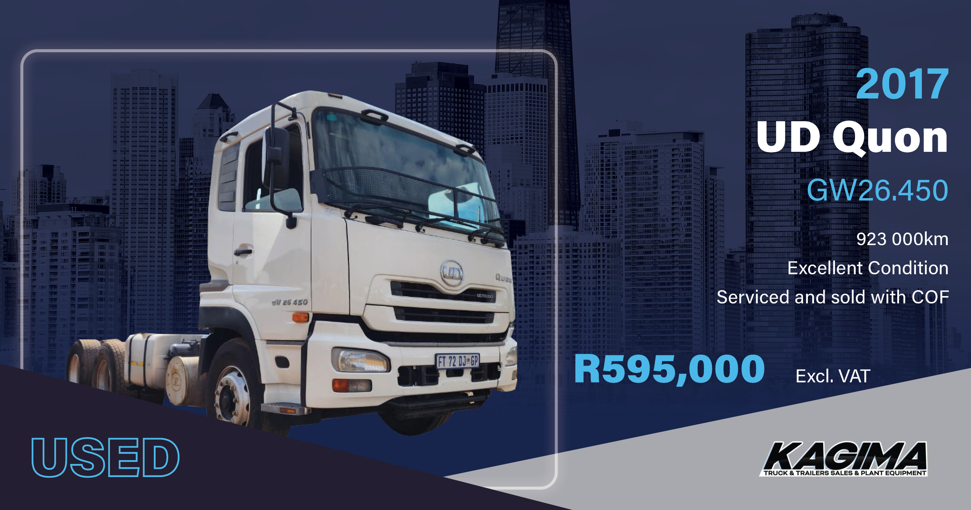 2017 UD Quon GW26.450  | Kagima Trucks & Trailer