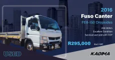 2016 Fuso Canter Fe8-150 Dropside | Kagima Trucks & Trailer
