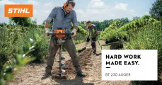 Hard work made easy | BT 230 Auger | STIHL