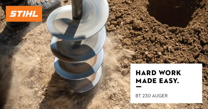 Hard work made easy | BT 230 Auger | STIHL