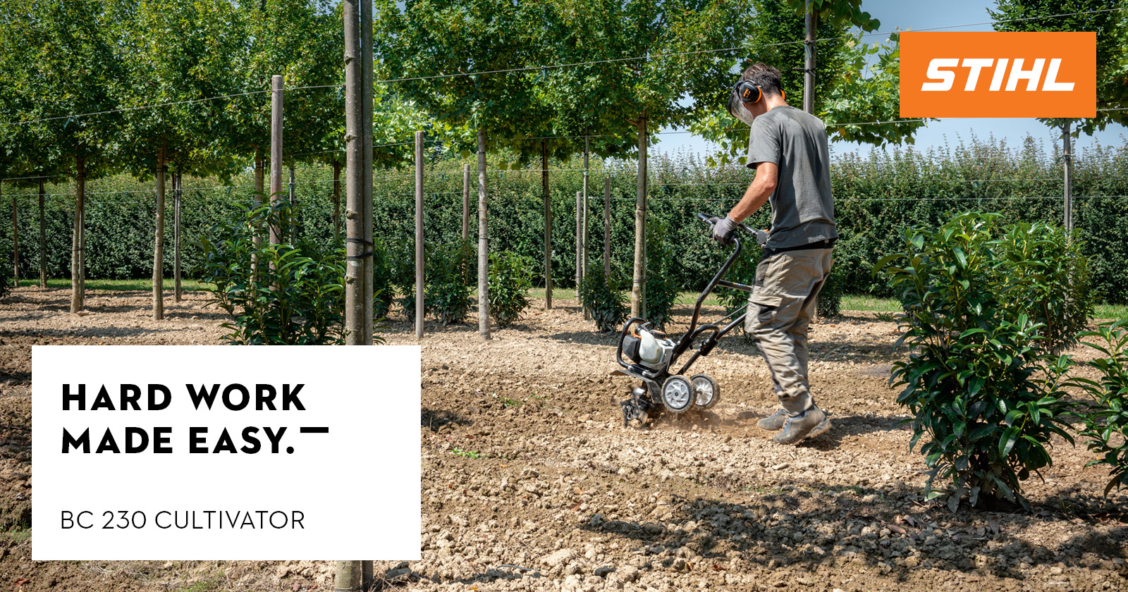 Hard work made easy | BC 230 Cultivator | STIHL