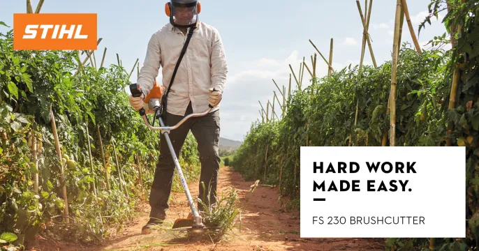 Hard work made easy | FS 230 Brushcutter | STIHL