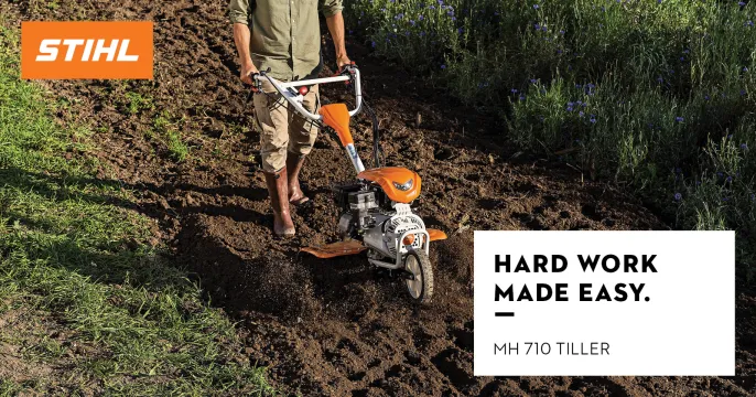 Hard work made easy with the MH 710 Tiller | STIHL