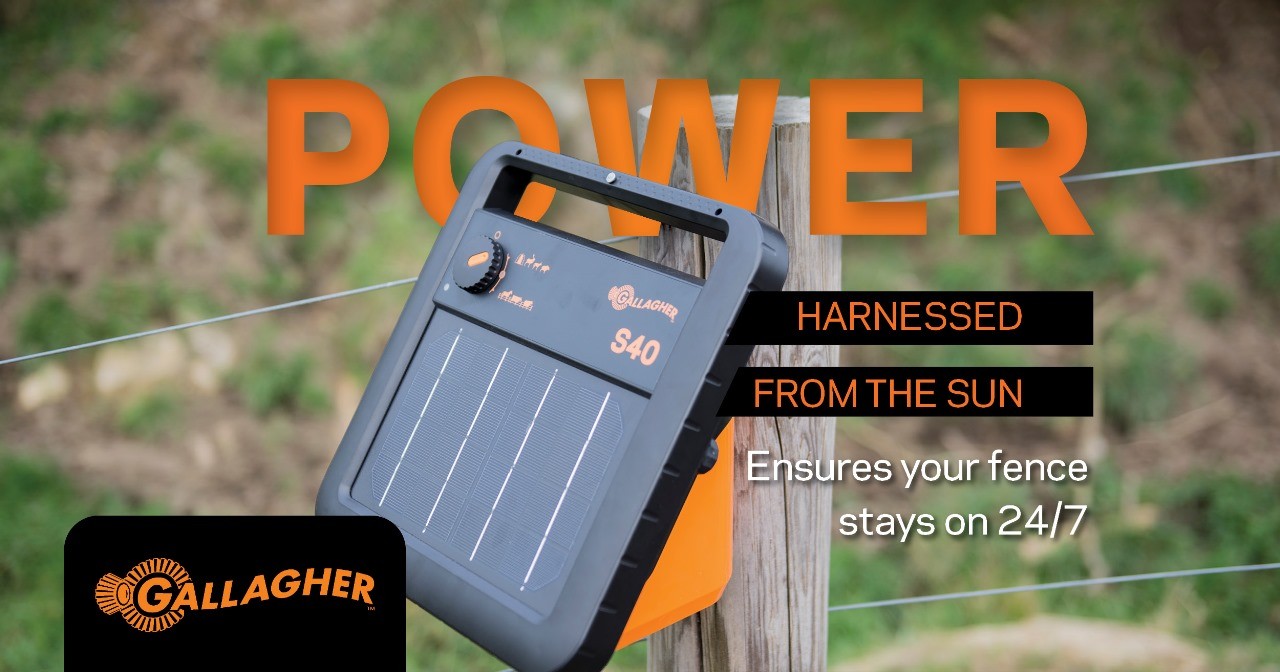 Power harnesses from the sun to ensure your fence stays on 24/7 | Gallagher ™