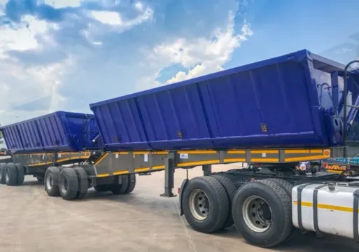 Top trailer sidetipper