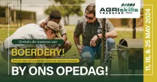 Omhels die toekoms van boerdery by ons OPEDAG! 11, 18 & 25 Mei 2024 | Agri Skills Transfer