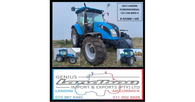 2013 LANDINI POWERMONDIAL | 115 CAB 8009 H | Genius landbou