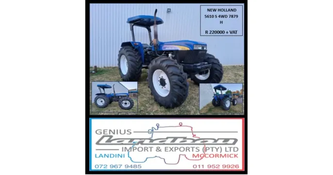 NEW HOLLAND 5610 S 4WD 7879 H | Genius landbou