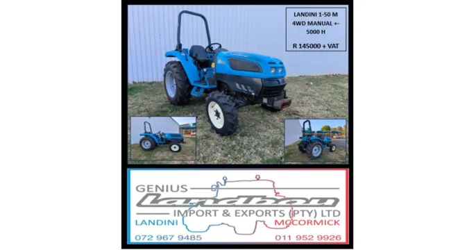 LANDINI 4WD MANUAL 1-50 M 5000H | Genius landbou