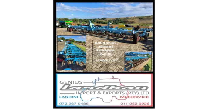 LEMKEN KORUND PREPERATION MACHINE 9 M SEED BED |  Genius landbou