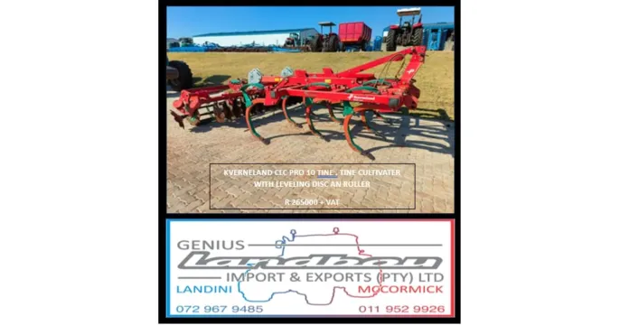 KVERNELAND CLC PRO TINE CULTIVATOR | Genius landbou