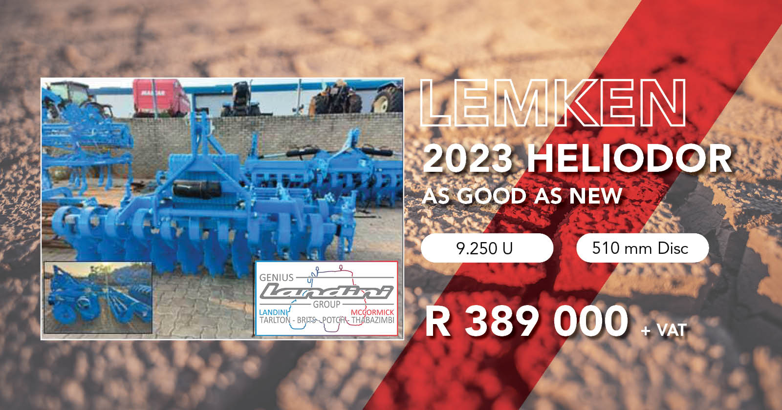 2023 LEMKEN HERIODOR 9.250 U | Genius landbou