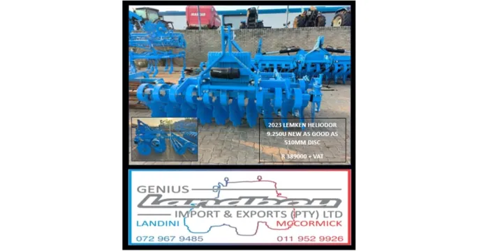 2023 LEMKEN HERIODOR 9.250 U | Genius landbou