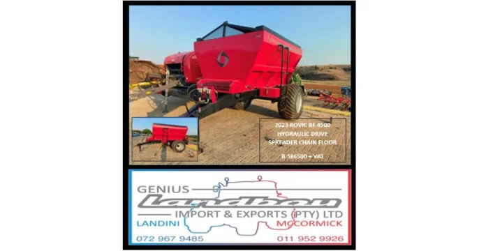 2023 ROVIC RF 4500 | Genius landbou