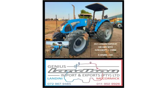 LANDINI SUPER DT (2021) WITH SUNCANOPY | Genius landbou