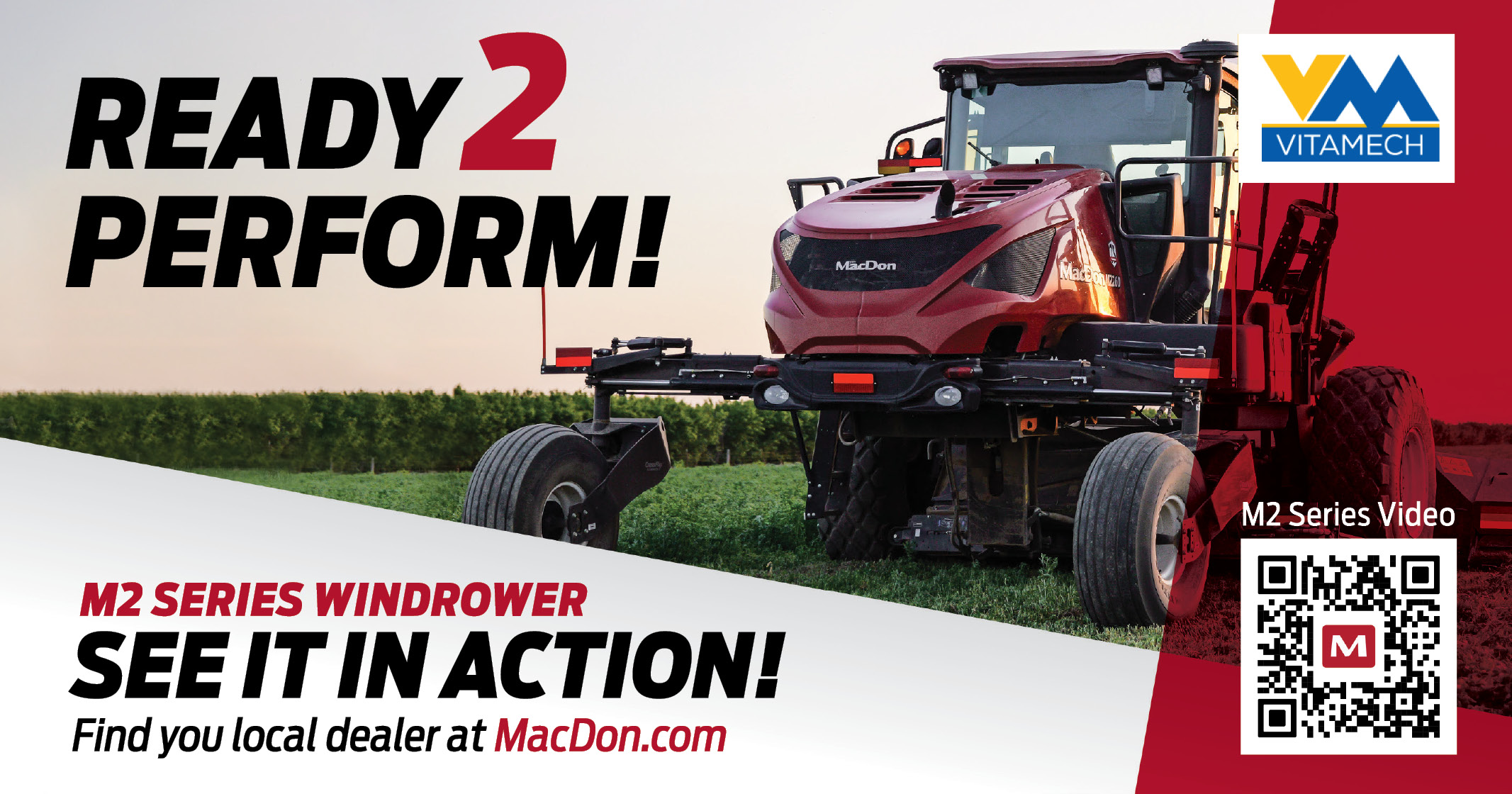 MacDon® M2 series windrower  | Vitamech