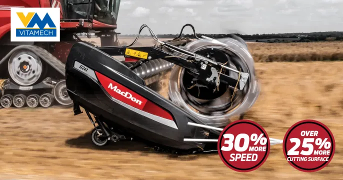MacDon® D2 series windrower draper headers  | Vitamech