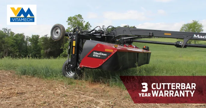 MacDon® R1 Series rotary disc pull-types | Vitamech