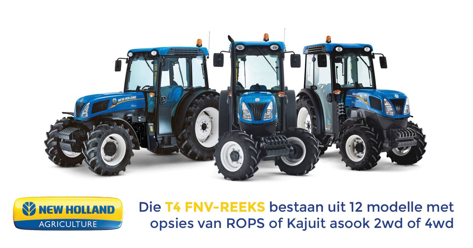 Die T4 FNV-reeks bestaan uit 12 modelle | New Holland